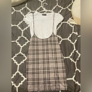 2 Piece Tshirt and Dress Outfit
